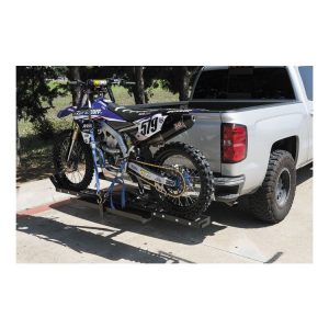 motorcycle carrier for trailer hitch